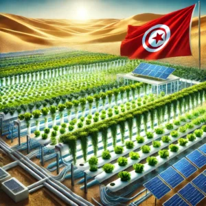 صورة مرافقة لمقال عن الزراعات المائية والزراعة المستدامة في تونس